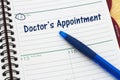 Scheduling your doctor`s appointment Royalty Free Stock Photo