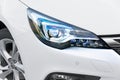 Modern headlight with LED bend light Royalty Free Stock Photo