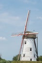 The Schelle windmill near the Damme Canal