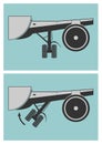 Scheme of landing gear retraction