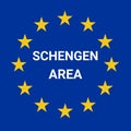 Schengen area symbol
