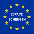 Schengen area symbol in French