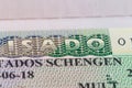 Schengen visa issued by the Embassy of Spain.