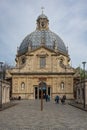 Scherpenheuvel, Flemish Brabant Region, Belgium - Front court, facade and dome of the Basilica