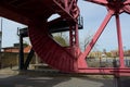 Scherzer Bascule Swing Bridge. Rotherhithe. London.UK Royalty Free Stock Photo