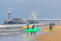 Scheveningen beach near pier