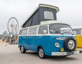 Retro Volkswagen camper from year 1977 at The Aircooled classic car show