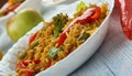 Schezwan Fried Rice Royalty Free Stock Photo