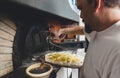 Schiacciata is a kind of bread made in Tuscany, Italy