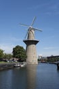 SCHIEDAM, NETHERLANDS The Nolet mill, the highest windmill of the world. It generates electricity for the adjacent
