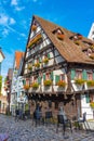 Schiefes Haus in German town Ulm