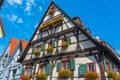 Schiefes Haus in German town Ulm