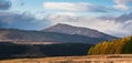 Schiehallion - one of Scotland`s best known hills, one of the easiest Munros to climb Royalty Free Stock Photo