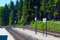 Schierke train station in Germany Royalty Free Stock Photo