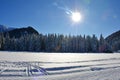 The Postalm ski area in Salzburg