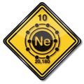 Sign chemistry character neon