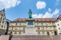 The Schiller memorial in Stuttgart, Germany Royalty Free Stock Photo