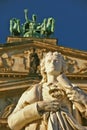 Schiller statue in Berlin Royalty Free Stock Photo
