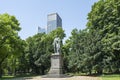 Schiller statue in Frankfurt