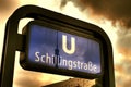 Schillingstrasse Royalty Free Stock Photo