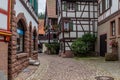 SCHILTACH, GERMANY - SEPTEMBER 1, 2019: Half timbered houses in Schiltach village, Baden-Wurttemberg state, Germa Royalty Free Stock Photo