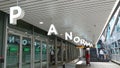 Letters \'Panorama\' at Schiphol