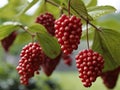 Schisandra (Schisandra chinensis) in the garden