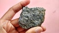 Schist Mica metamorphic rock from Melange tectonic Complex, Indonesia