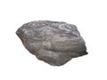 Schist rock isolated on white background.