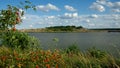 Schlabendorf lake, landscape in Lusatia