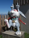 Schladming, Austria, Planai playground, view of Dachstein