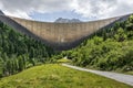 Schlegeis dam, Zillertal valley Royalty Free Stock Photo