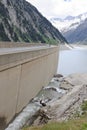 Schlegeis Stausee and ZillergrÃÂ¼ndl Dam, Austria