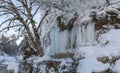 Schleier waterfall in winter