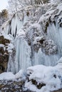 Schleier waterfall in winter