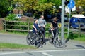 German bikers in country side in Schelesweg-Holstein Germany