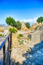 Schliemann trench, part of destructive first excavation of Troy