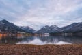 Schliersee in the Bavarian Alps in winter