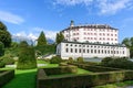 The magnificent Renaissance castle Ambras from the 16th century in Innsbruck. Austria, Europe Royalty Free Stock Photo