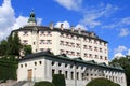 Schloss Ambras, Castle on the hill in Innsbruck Royalty Free Stock Photo