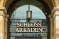 Schloss Arkaden, Palace Arcades in Braunschweig, Germany. Downtown shopping center, shopping mall.