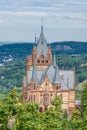 Schloss Drachenburg Castle is a palace in Konigswinter on the Rhine river near the city of Bonn, in Germany Royalty Free Stock Photo