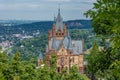 Schloss Drachenburg Castle is a palace in Konigswinter on the Rhine river near the city of Bonn, in Germany Royalty Free Stock Photo