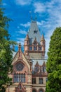 Schloss Drachenburg Castle is a palace in Konigswinter on the Rhine river near the city of Bonn, in Germany Royalty Free Stock Photo