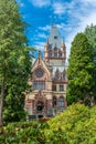 Schloss Drachenburg Castle is a palace in Konigswinter on the Rhine river near the city of Bonn, in Germany Royalty Free Stock Photo
