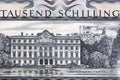 Schloss Leopoldskron from old Austrian money