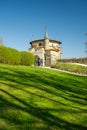 Schloss Lichtenstein Castle Germany Baden-Wuerttemberg Swabian This fairy-tale castle is famous landmark Royalty Free Stock Photo