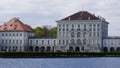 schloss nymphenburg castle bavaria munich pond lake park