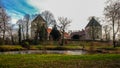 View from the river on Schloss Rheda - Rheda-WiedenbrÃÂ¼ck, Kreis GÃÂ¼tersloh, Nordrheinwestfalen, Deutschland/Germany