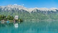 Schloss Seeburg, Seeburg castle, in Iseltwald with lake Brienz. Royalty Free Stock Photo